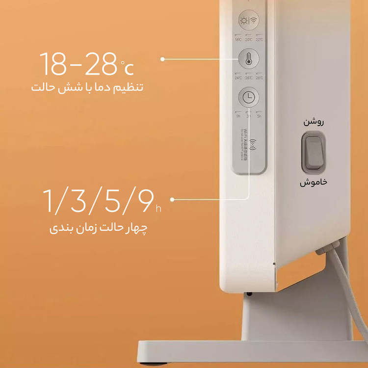 بخاری برقی هوشمند شیائومی مدل KRDNQ03ZM