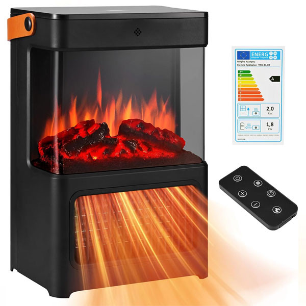 بخاری برقی طرح شومینه مدل YND-BL-02