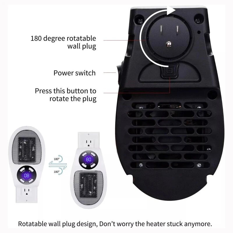 بخاری برقی طرح دیواری مدل portable