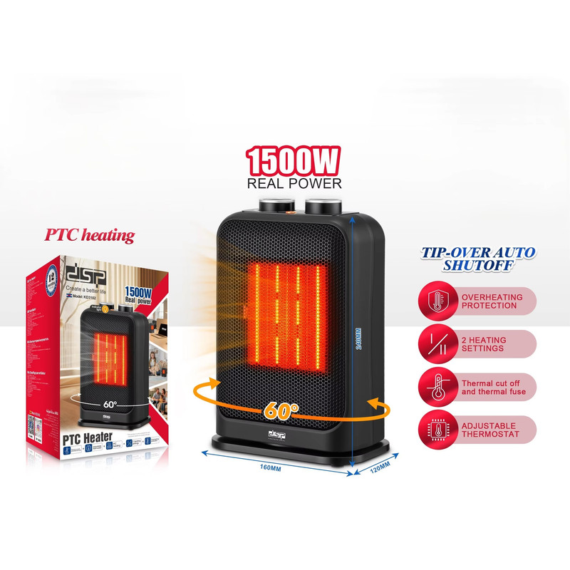 فن هیتر دی اس پی مدل KD3102