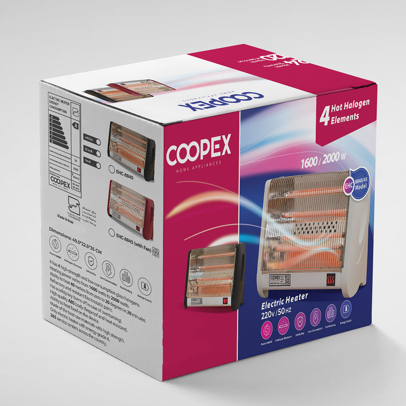 بخاری برقی کوپکس مدل EHC-8840