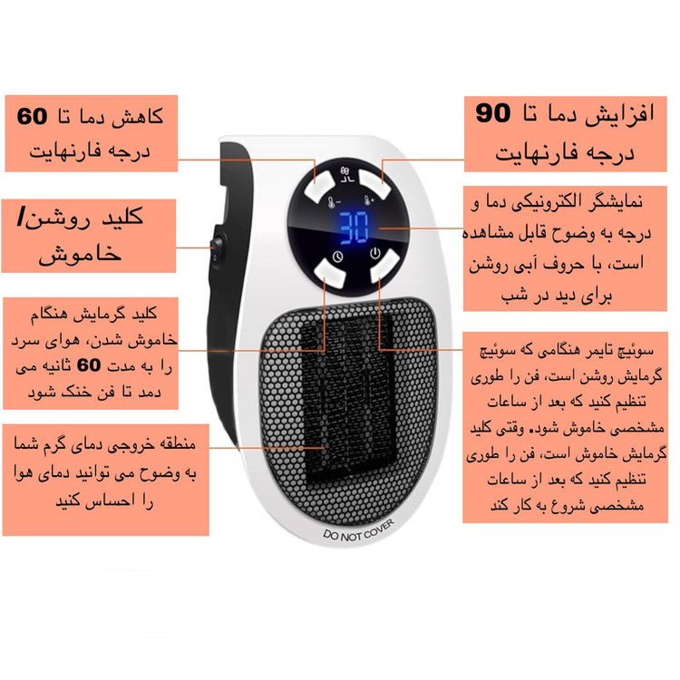 هیتر برقی مدل MA-101