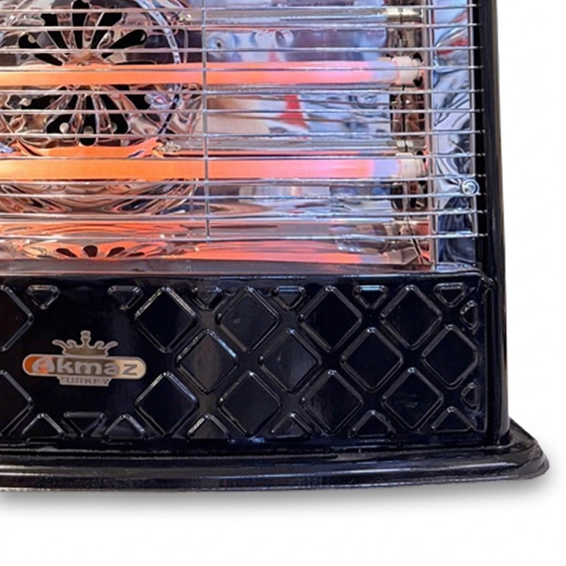 بخاری برقی آکماز مدل 6 المنته فن دار diamond K60