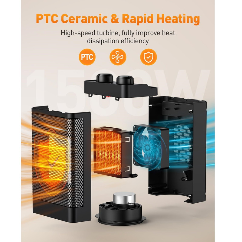 هیتر برقی کِنکیو مدل YND-1200B
