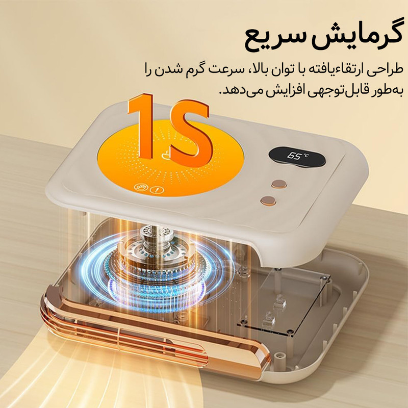 فن هیتر مدل صفحه گرمکن دوکاره کد NBD-08-5578
