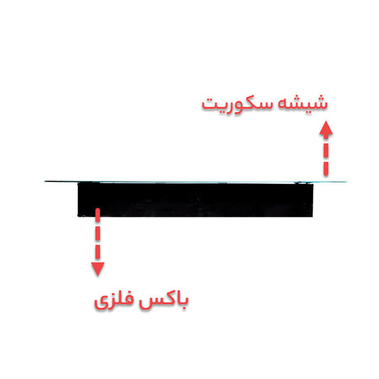 شومینه دیواری برقی شومینه بیستون مدل B.E_200_L2