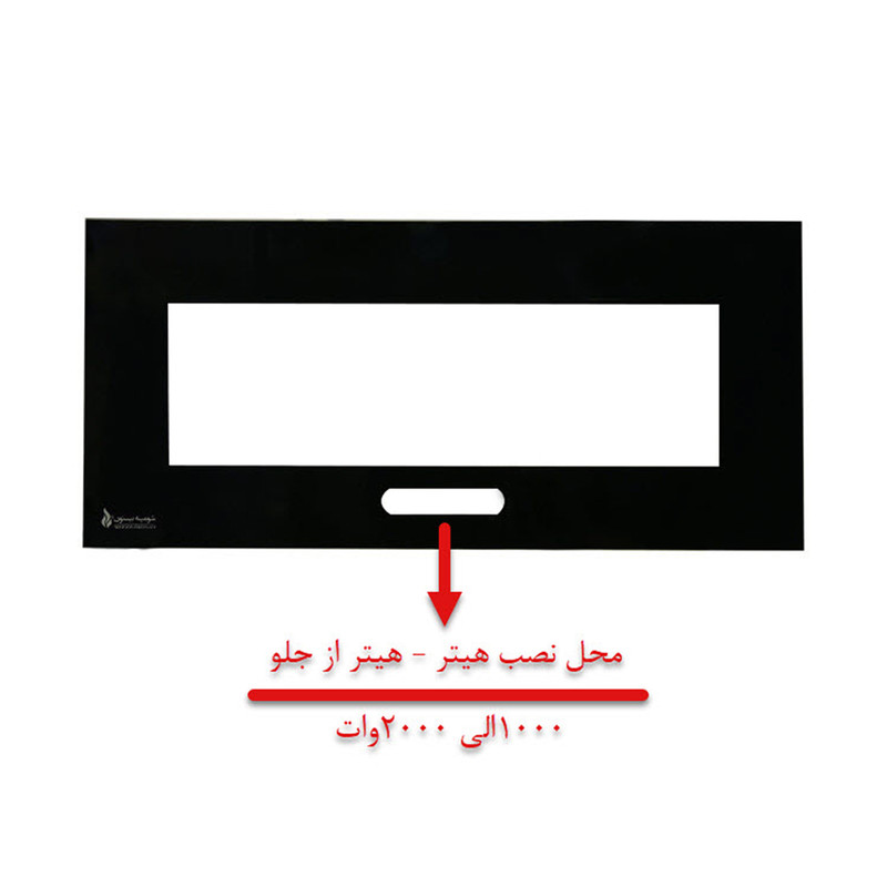 شومینه دیواری برقی شومینه بیستون مدل Z.E_190_L4