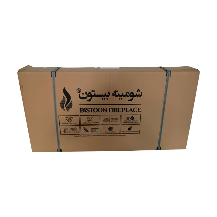 شومینه دیواری برقی شومینه بیستون مدل Z.E_200_L2
