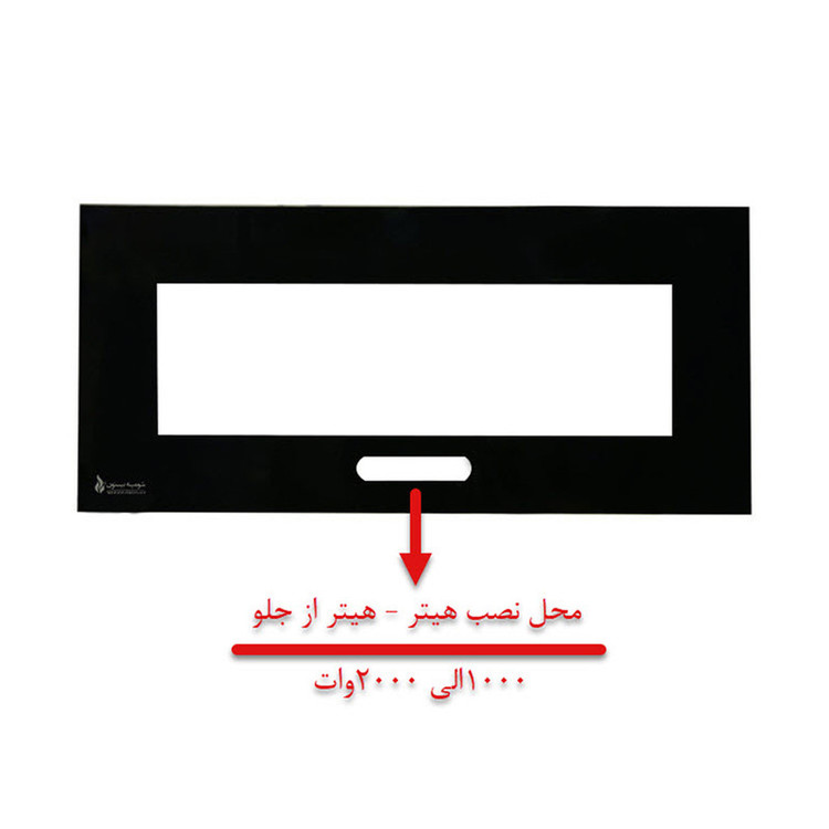 شومینه دیواری برقی شومینه بیستون مدل Z.E_180_L4
