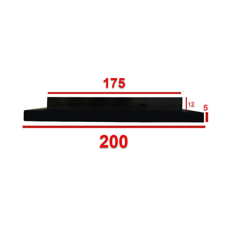 شومینه دیواری برقی شومینه بیستون مدل H.C_200_L2.bs
