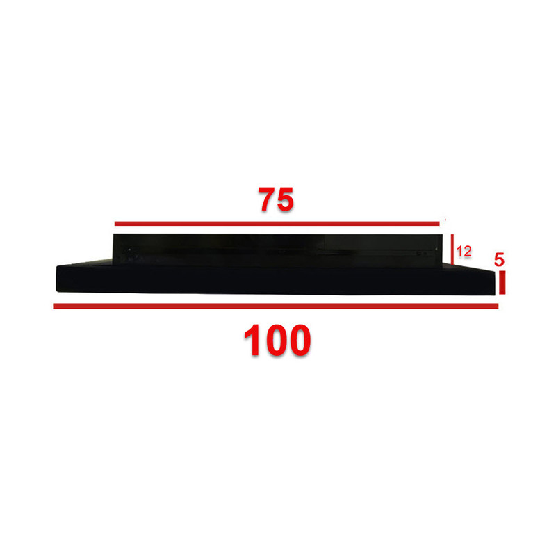 شومینه دیواری برقی شومینه بیستون مدل H.E_100_L4
