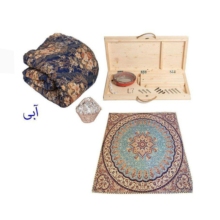 کرسی برقی پارسین مدل لیمو KT90-L4 مجموعه 9 عددی
