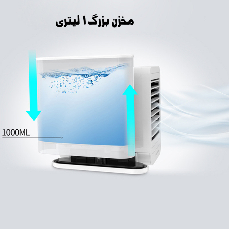مینی کولر رومیزی مدل Microhoo Snowman Lite MH01RB