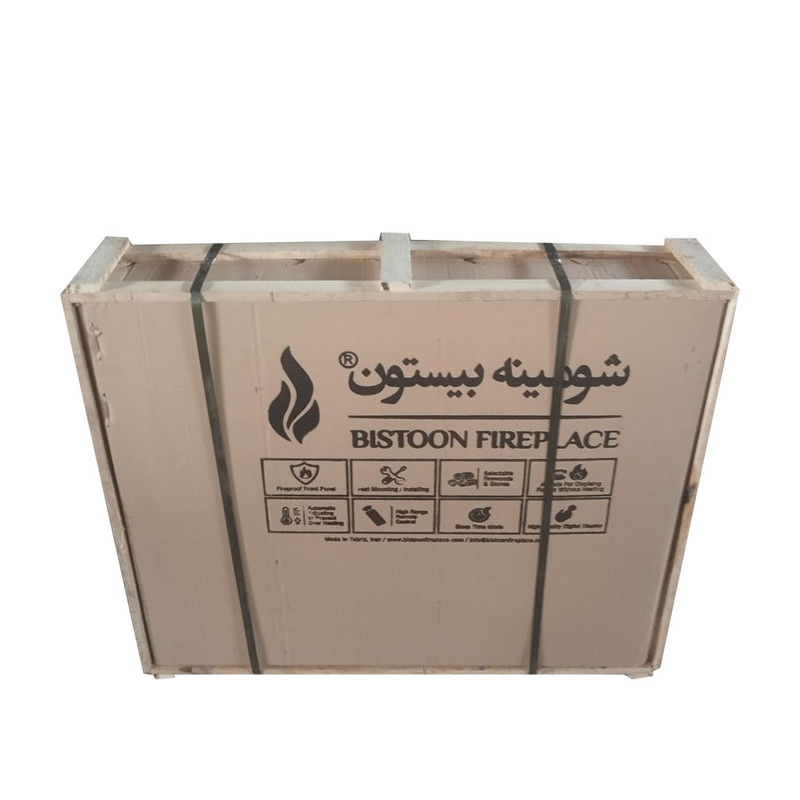 بخاری گازی دیواری شومینه بیستون مدل GF100.M.S.E