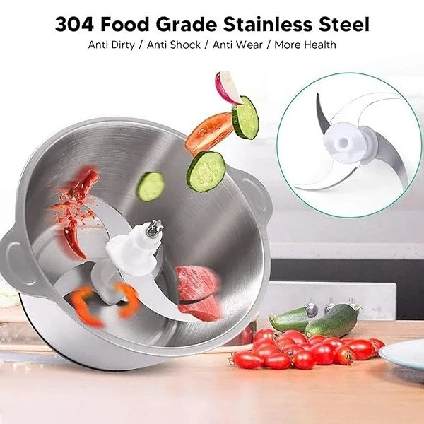 خردکن 5000 میلیلیتر کوکینگ مدل 123 طرح دو موتوره دستی و برقی