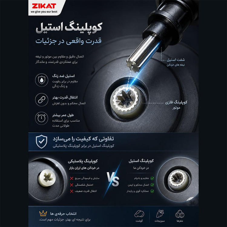 خردکن ۳۸۰۰ میلی لیتری سیلورکرست مدل SH-2023
