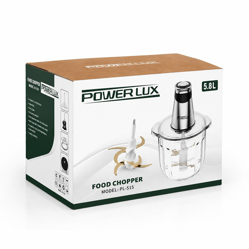 خردکن برقی 5.8 لیتری پاور لوکس مدل PL-515