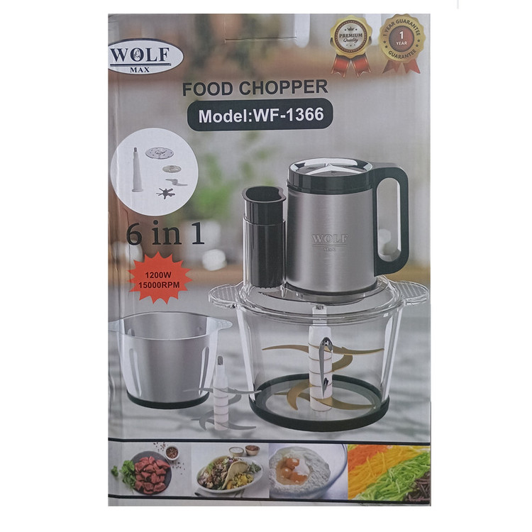 خردکن 3500 میلیلیتر ولف مکس مدل WF-1366