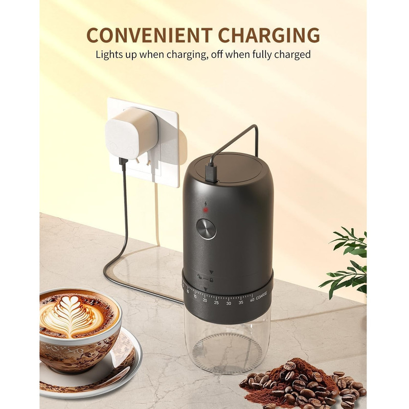 آسیاب قهوه مدل شارژی Electric Coffee Grinder