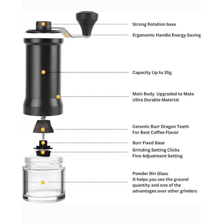 آسیاب دستی قهوه مدل Manual grinder
