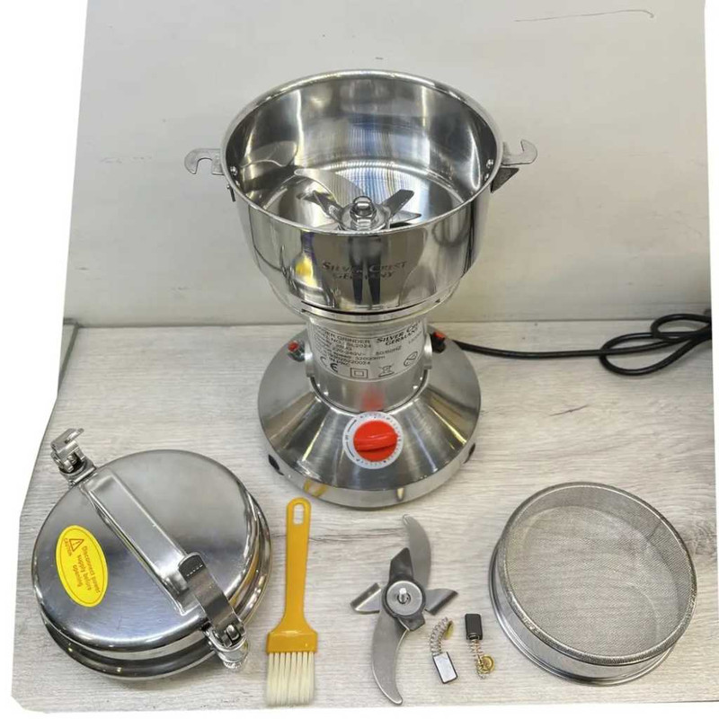 آسیاب صنعتی 1300 وات ظرفیت 250 گرم سیلور کرست مدل شش تیغ کد SL-2024