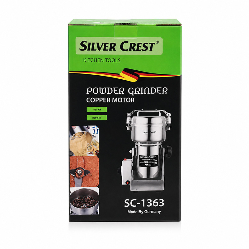 آسیاب صنعتی 2800 وات 850 گرم سیلور کرست مدل Sc-1363