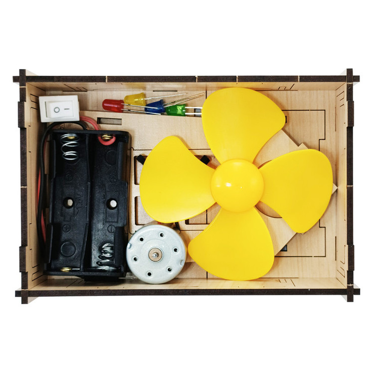 کیت آموزشی مدل کاردستی آسیاب بادی