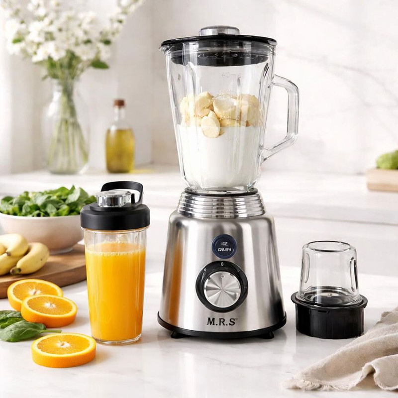 مخلوط کن و آسیاب کن 1.5 لیتری ام آر اس مدل MRS-6003