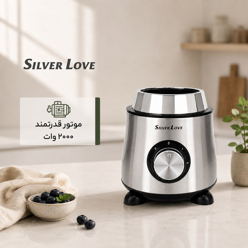 آسیاب و مخلوط کن 1.5 لیتری سیلور لاو مدل SC-Y69