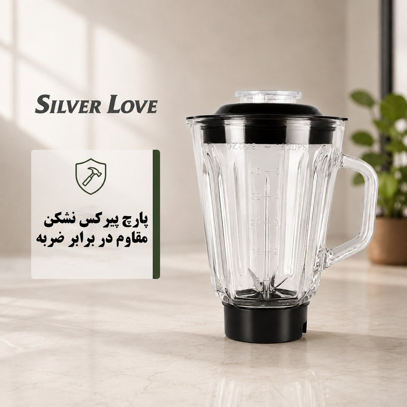 آسیاب و مخلوط کن 1.5 لیتری سیلور لاو مدل SC-Y69