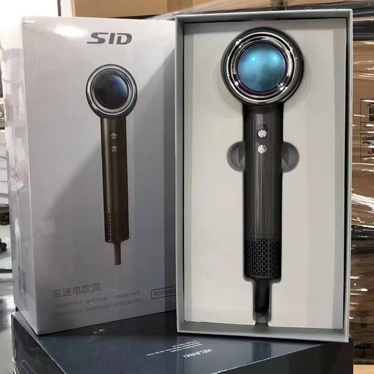سشوار حرفهای خانگی اس آی دی مدل RD1680 با موتور AC 1600 وات، تنظیم دما در سه حالت، تنظیم سرعت دو سرعته، فناوری آیونیک دائم، المنت سرامیکی، سری صافکننده و متمرکزکننده باریک