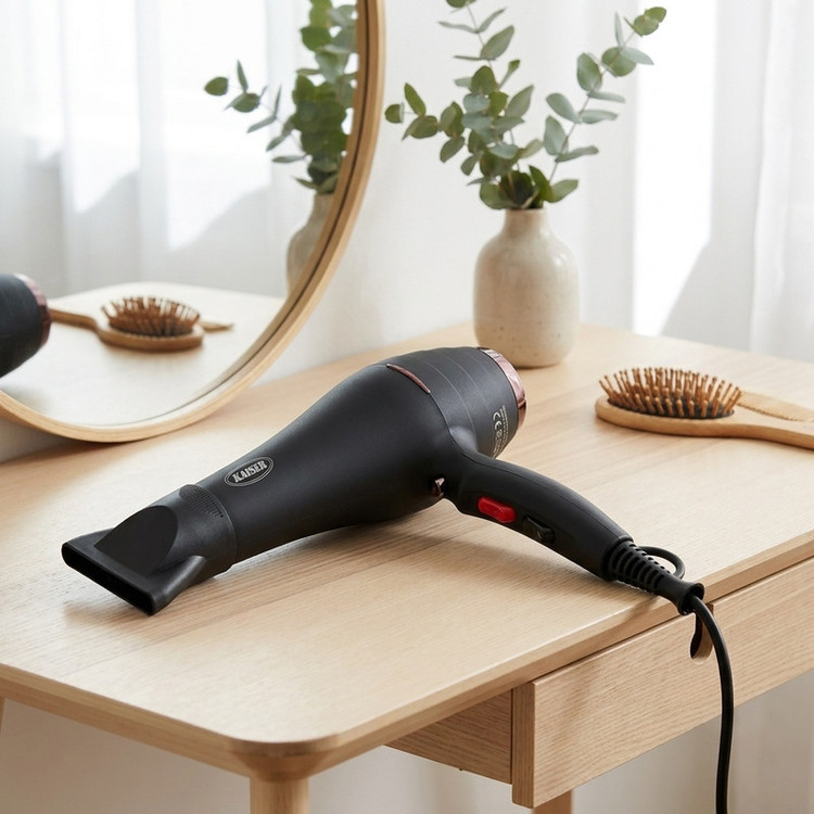 سشوار حرفهای مدل Quick Sound با توان 2600 وات، موتور AC با دوام بالا، تنظیم دما و سرعت در سه حالت، دو سری متمرکزکننده هوا، کابل 2 متری عاری از اکسیژن و المنت تیتانیوم زیگزاگی