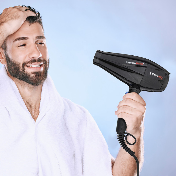 سشوار خانگی 2600 وات بابیلیس پرو مدل BAB6990IE، موتور AC، وزن 555 گرم، دارای سری متمرکزکننده باریک، متمرکزکننده پهن با ویژگی صافکنندگی، حجمدهندگی، با قابلیت باد سرد