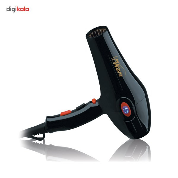 سشوار حرفهای پروویو مدل PW-3111 با موتور AC و توان 2300 وات، تنظیم حرارت سه حالته، تنظیم سرعت دو حالته، باد سرد، فناوری تولید یون، صفحه نمایش، سری صافکننده و حجمدهنده، وزن 700 گرم