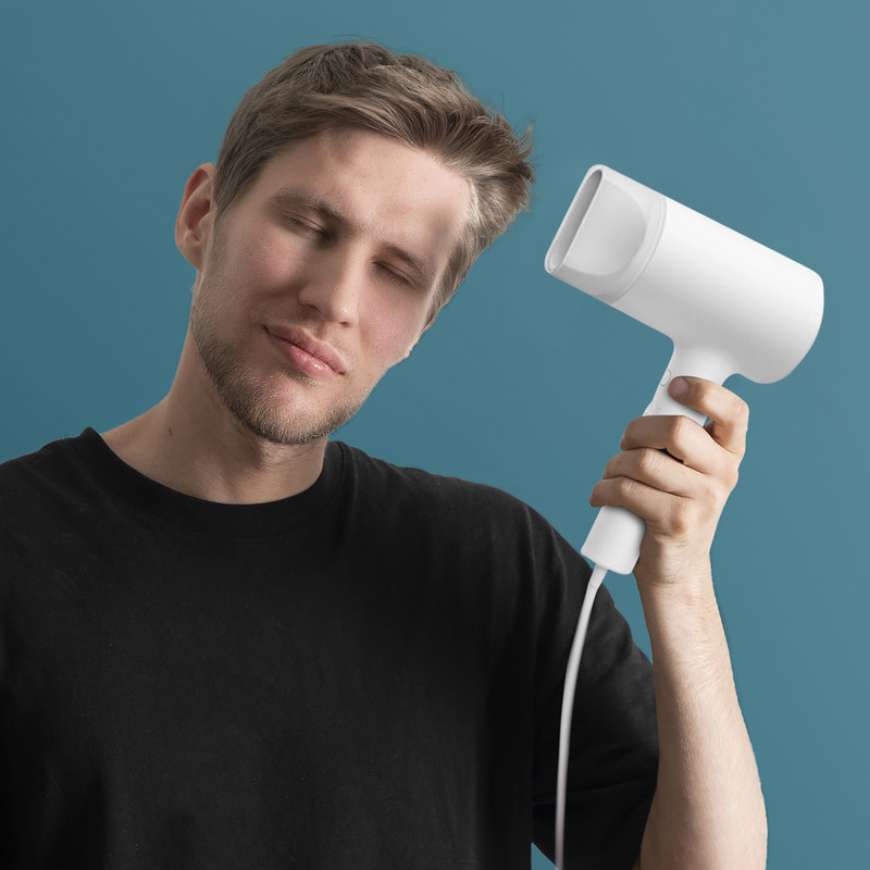 سشوار حرفهای 1600 وات شیائومی مدل Mi Ionic Hair Dryer H300، موتور DC، وزن 508 گرم، دارای سری متمرکزکننده باریک با ویژگی صافکنندگی، حجمدهندگی، با قابلیت باد سرد