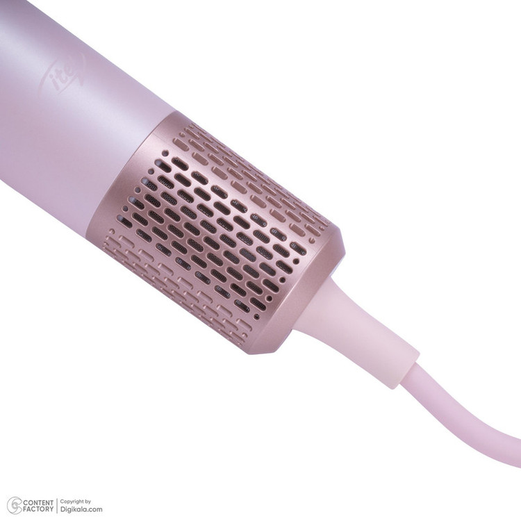 سشوار خانگی آیتل مدل IHD-53 با توان 1600 وات، موتور AC، تنظیم دما یک حالته، تنظیم سرعت دو سرعته، سری متمرکزکننده باریک با صافکنندگی و پخش یکنواخت گرما
