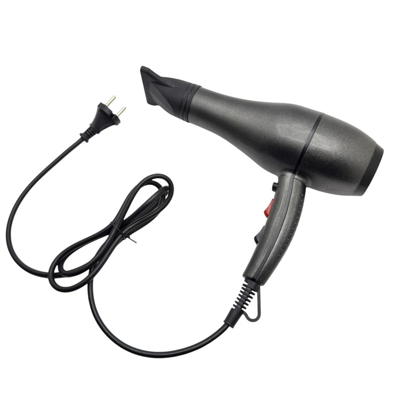 سشوار خانگی مدل RC-2024 با موتور AC، توان 9000 وات، تنظیم دما و سرعت در دو حالت، سری صافکننده، همراه با متمرکزکننده باریک، وزن 650 گرم