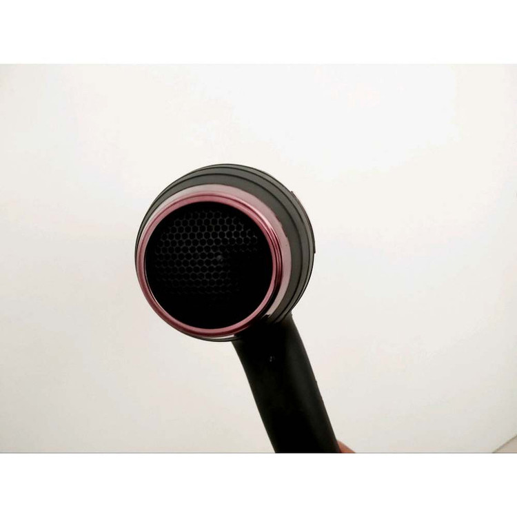 سشوار حرفهای 2600 وات کایسر مدل High Powerful Turbo با موتور AC، تنظیم دما و سرعت سه حالته، دو سری متمرکزکننده هوا، المنت تیتانیوم زیگزاگی، کابل 2 متری OFC، وزن 600 گرم