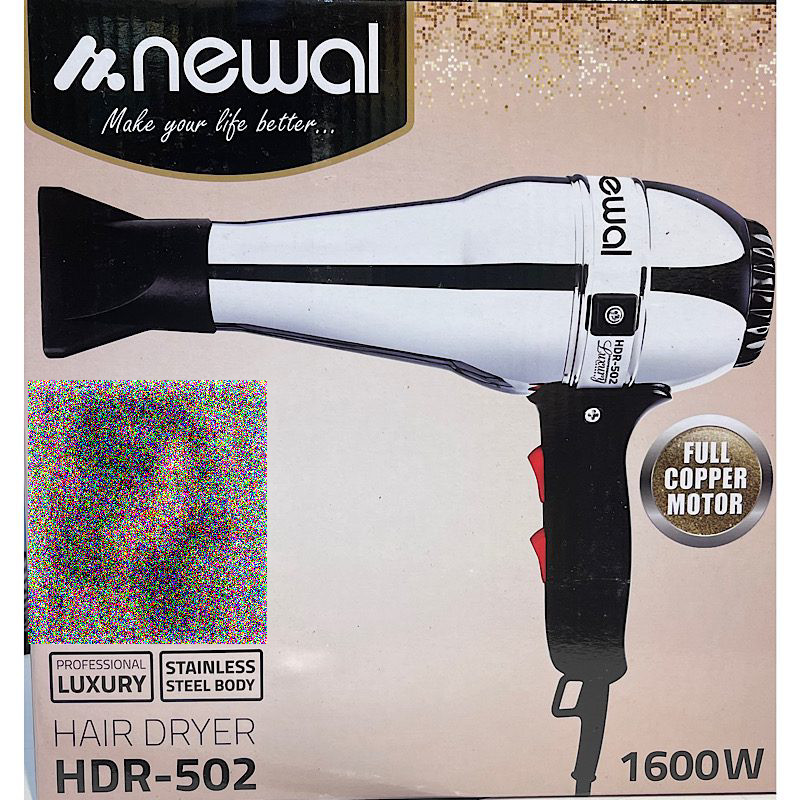 سشوار حرفه ای 1600 وات نوال مدل HDR-502