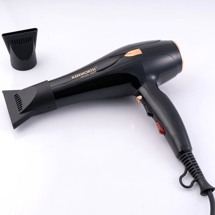سشوار حرفهای کنورث مدل KH-9040 با موتور AC، توان 9000 وات، تنظیم دما در 2 حالت، تنظیم سرعت در 2 حالت و کاهش وز مو