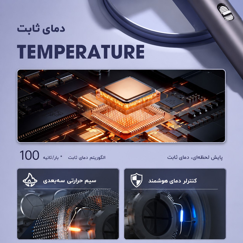 سشوlر حرفهای 2400 وات وlلر مدل Dryer0098