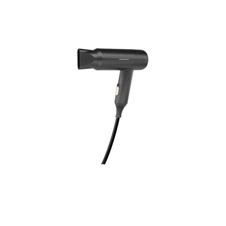 سشوار تاشو پرودو مدل LFST071 با توان 1200 وات، موتور DC، تنظیم دما در دو حالت، تنظیم سرعت در سه حالت، دارای نازل متمرکزکننده باریک و پخش یکنواخت گرما، وزن 348 گرم، مناسب استفاده خانگی و سفری