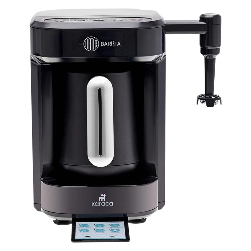 قهوهساز کاراجا مدل Barista Türk، ظرفیت دمآوری پنج فنجان با فیلتر الیافی، دارای کف ساز شیر