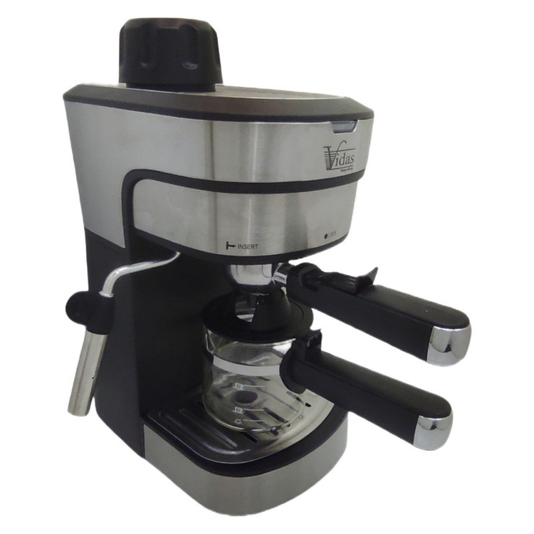 اسپرسوساز ویداس مدل VIR-2342، مناسب تهیه اسپرسو و کاپوچینو، دارای یک عدد نازل قهوه، سینی چکهگیر