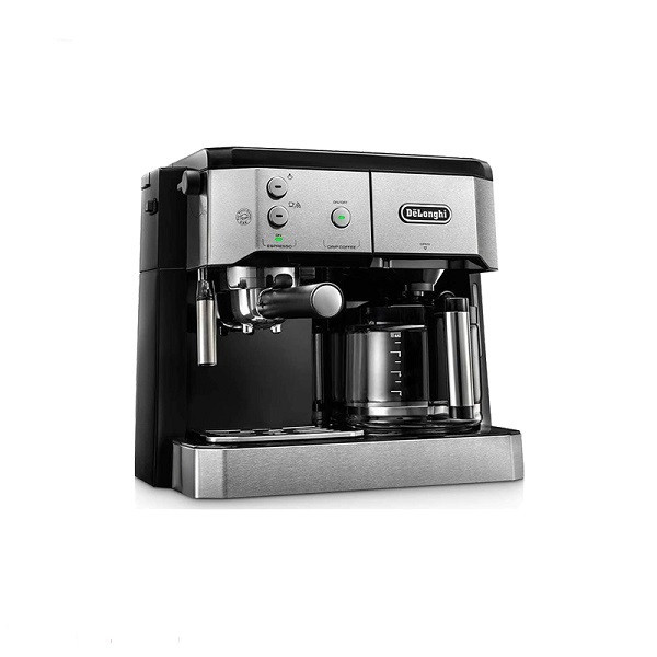 اسپرسوساز 1200 میلیلیتری دلونگی مدل BCO421 با مصرف پودر قهوه، مناسب تهیه اسپرسو، کافه لاته، کاپوچینو و فرانسه، دارای 2 عدد نازل قهوه