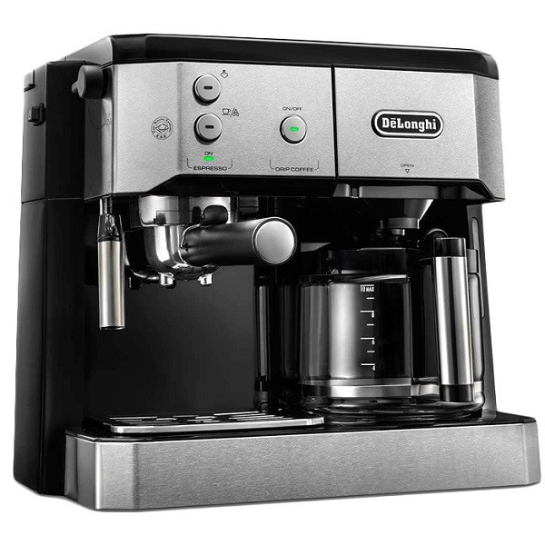 اسپرسوساز 1200 میلیلیتری دلونگی مدل BCO421 با مصرف پودر قهوه، مناسب تهیه اسپرسو، کافه لاته، کاپوچینو و فرانسه، دارای 2 عدد نازل قهوه