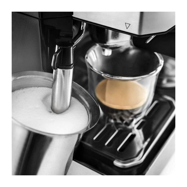 اسپرسوساز 1200 میلیلیتری دلونگی مدل BCO421 با مصرف پودر قهوه، مناسب تهیه اسپرسو، کافه لاته، کاپوچینو و فرانسه، دارای 2 عدد نازل قهوه