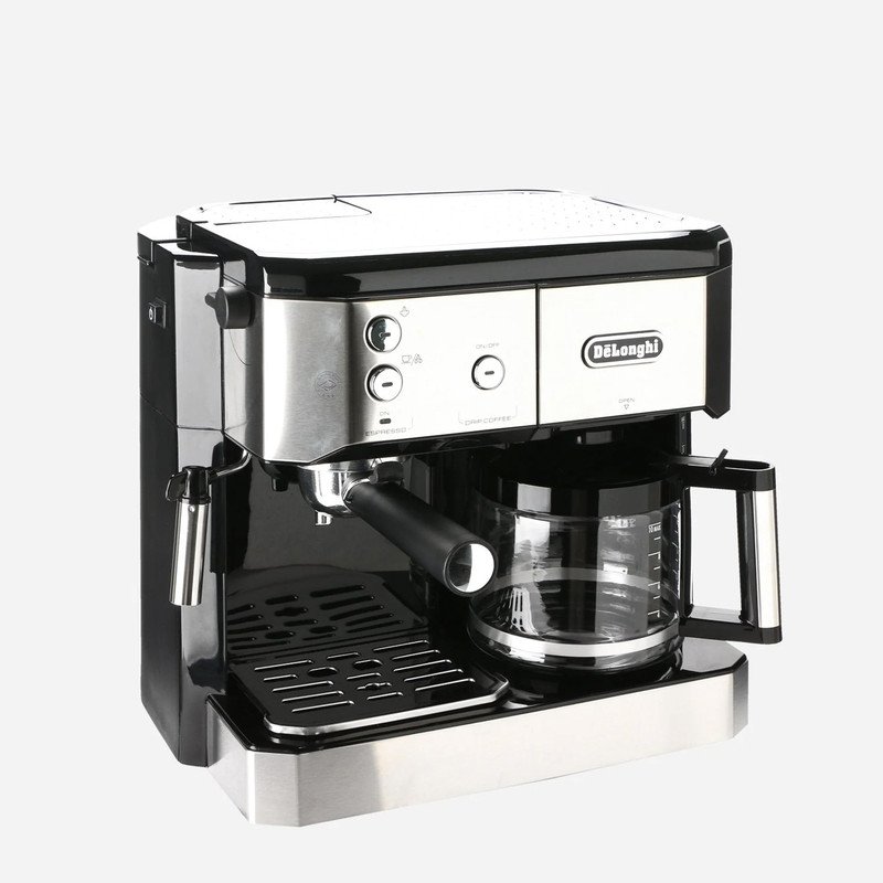 اسپرسوساز 1200 میلیلیتری دلونگی مدل BCO421 با مصرف پودر قهوه، مناسب تهیه اسپرسو، کافه لاته، کاپوچینو و فرانسه، دارای 2 عدد نازل قهوه