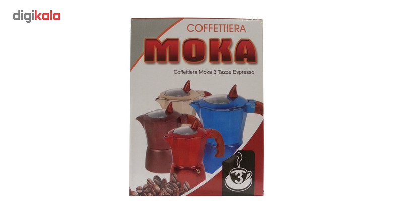 قهوه جوش موکا مدل Coffettiera 3 Cups