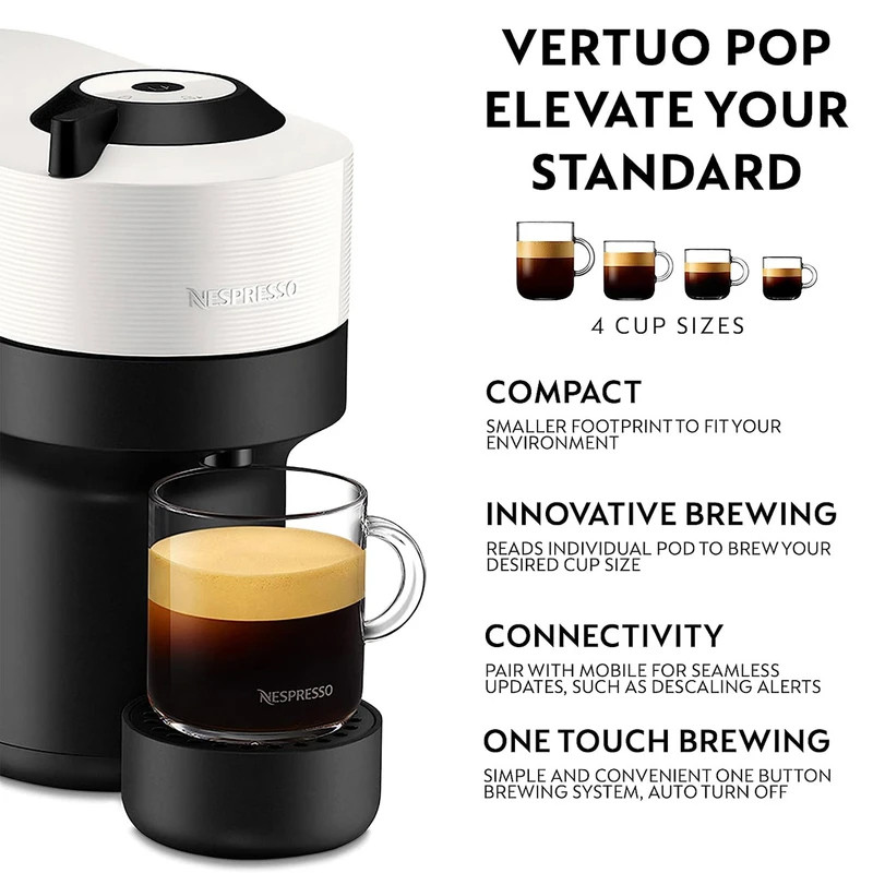 اسپرسو ساز 600 میلیلیتر نسپرسو مدل Vertuo Pop